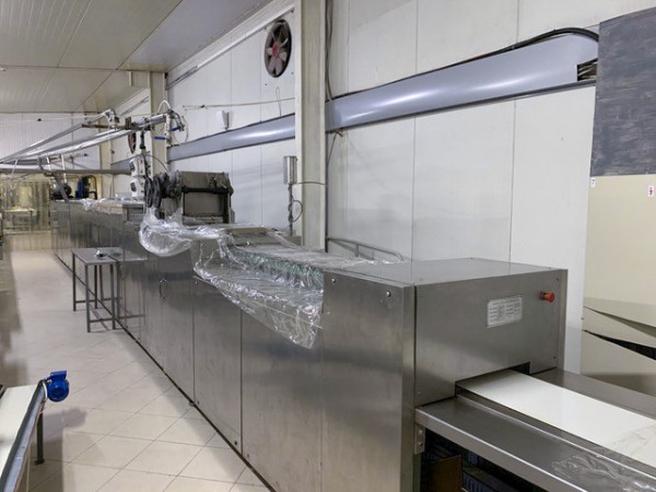 One shot chocolate moulding line