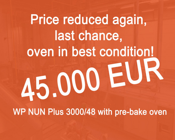 WP NUN Plus 3000/48 with pre-bake oven