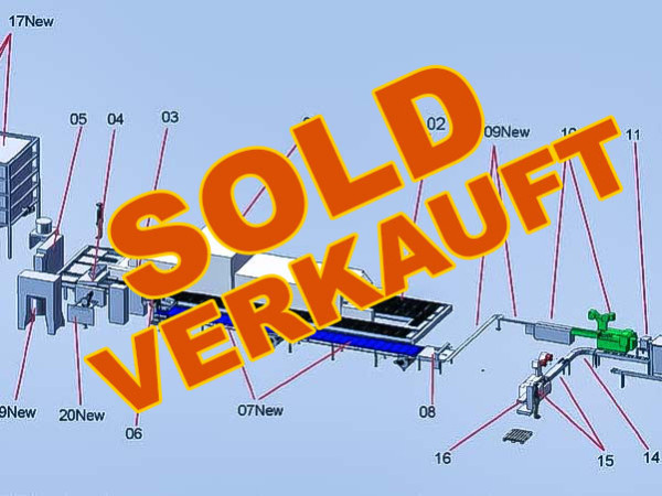 !VERKAUFT! Produktionslinie für gefüllte Minikuchen – 12.000 Stk./Std. | Komplettsystem | von 2001 –