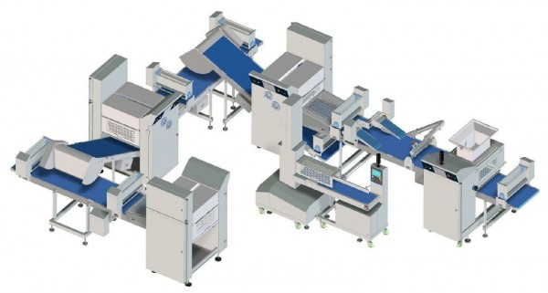 BTI-U-1200 Teig Laminieranlage U Form